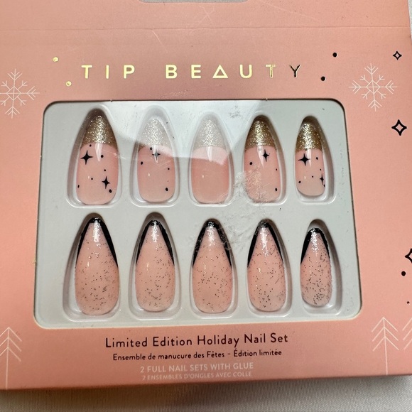 Tip Beauty Nail Set with Glitter and Patterns (Brand New) - Picture 4 of 5